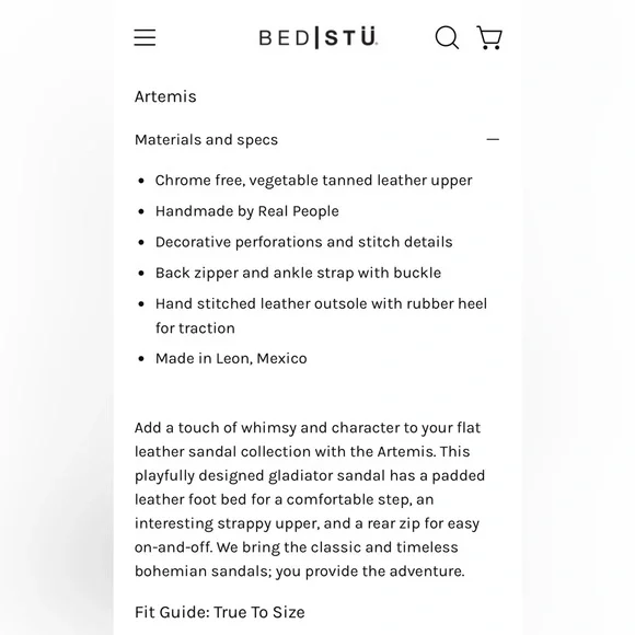 BED|STU Unique & Strappy Tan Rustic Artemis Sandals - Picture 13 of 14